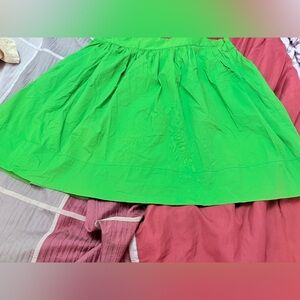 Bundle 3 for $15. Banana Republic Bright Green A-Line Skirt. Size 12.